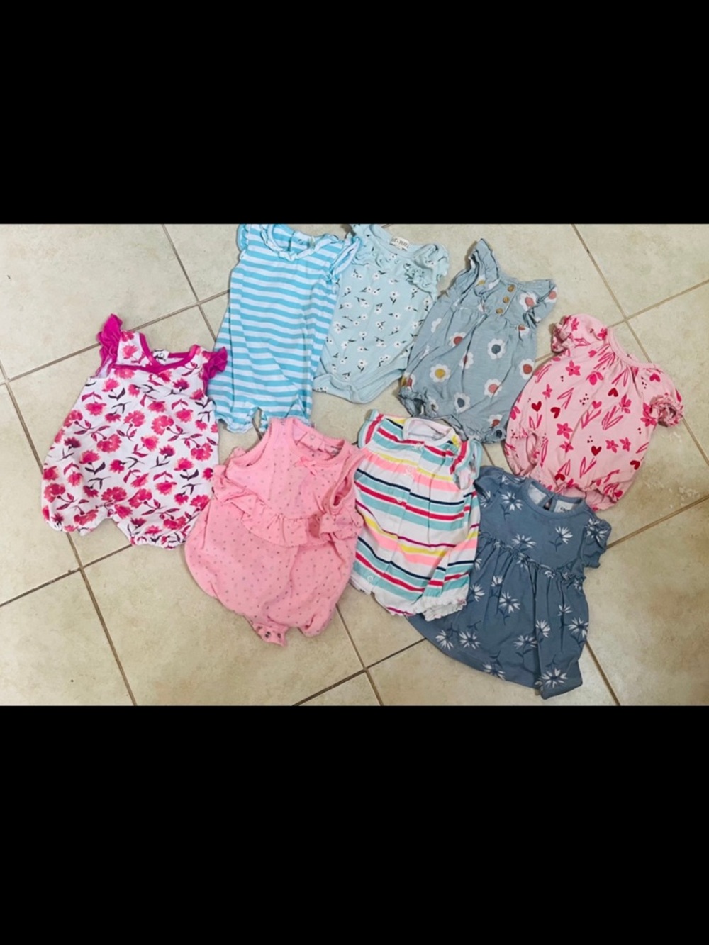 Baby Girl (0/3 months) Rompers